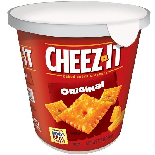 Cheez-It Original Crackers, 10 x 2.2 oz Case - Crackers & Grahams