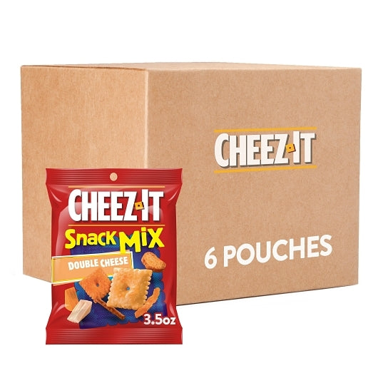 Cheez It Baked Double Cheese Crackers Snack Mix, 6 x 3.5 oz Case - DOT product image 7