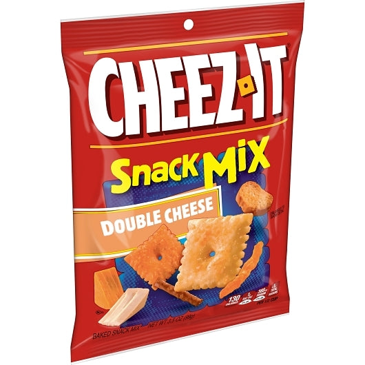 Cheez It Baked Double Cheese Crackers Snack Mix, 6 x 3.5 oz Case - DOT product image 4