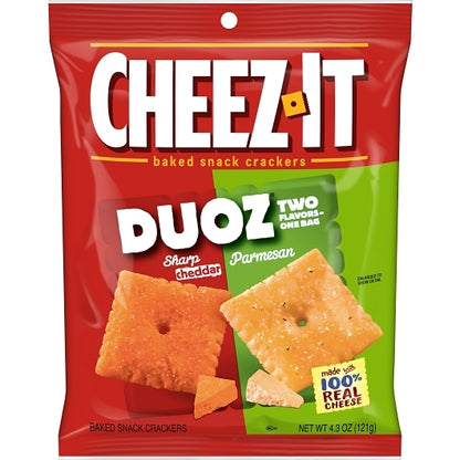Cheez-It Sharp Cheddar & Parmesan Snack Mix, 6 x 4.3 oz Case - Crackers & Grahams