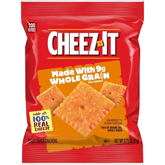 Sunshine Kellogg'S Cheez Whole Grain Original Crackers, 175 x 0.75 oz Case - Front/center packaged product image
