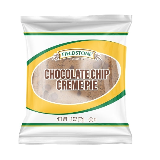 Fieldstone Chocolate Chip Creme Pie, 16 x 8 x 0.08 lb Case - Bakery & Desserts
