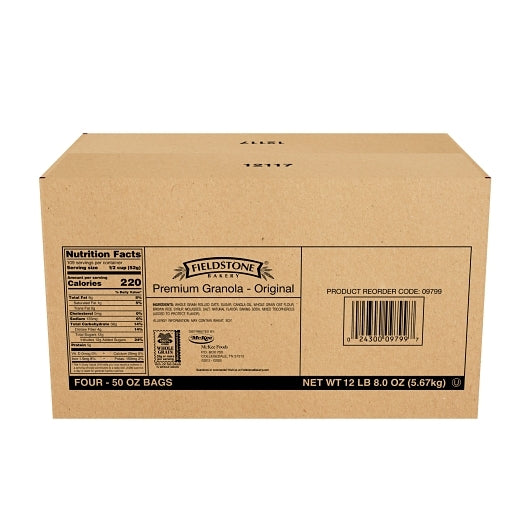 4 Packs :Fieldstone Bakery Original Granola Cereal , 50 ounces - DOT product image 3