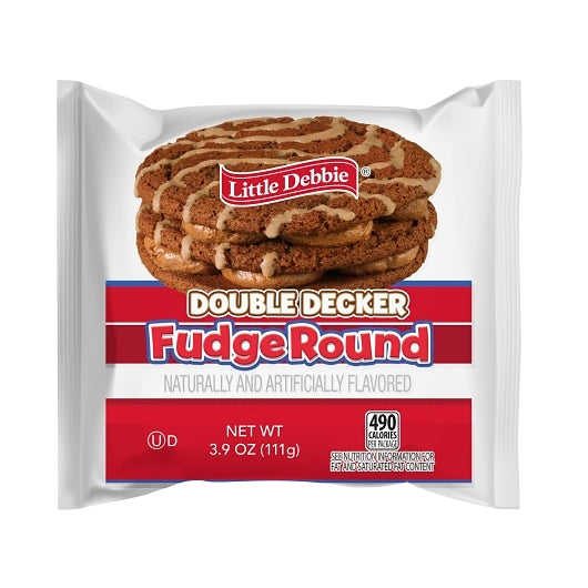 Little Debbie Fudge Rounds, 1 x 6 x 54 ct Case - Bakery & Desserts