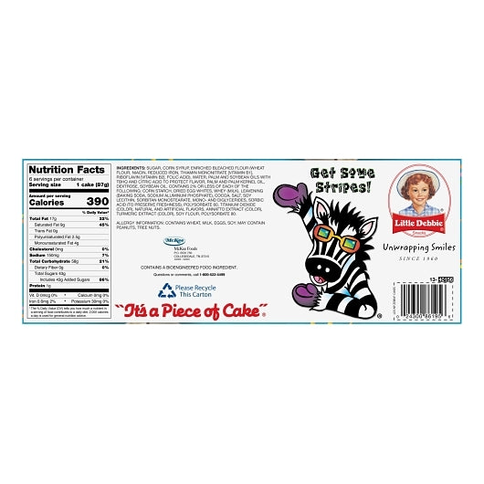 Little Debbie Vending Zebra Cakes, 1 x 6 x 54 ct Case - DOT product image 4