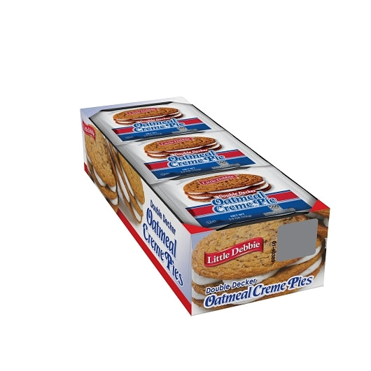 Little Debbie Double Decker Oatmeal Cookie, 1 x 6 x 54 ct Case - DOT product image 7