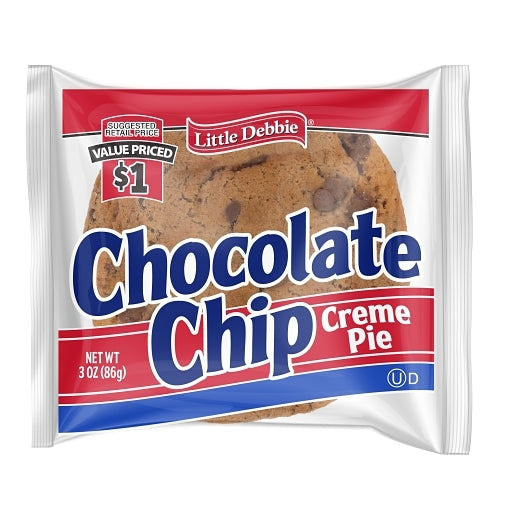 Little Debbie Chocolate Chip Cream Pie, 1 x 6 x 54 ct Case - Bakery & Desserts