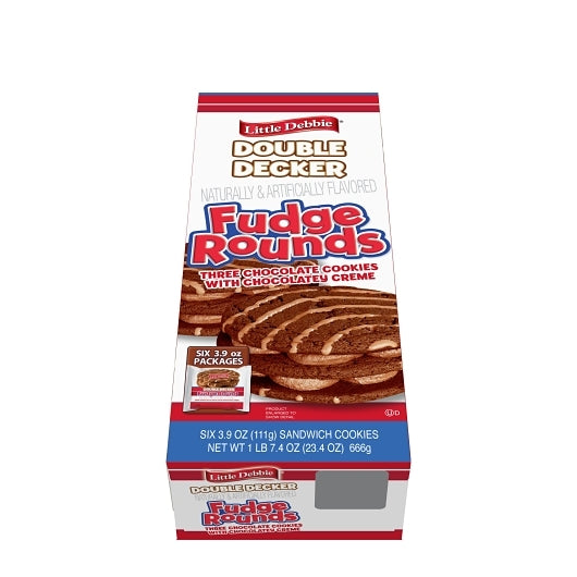 Little Debbie Fudge Rounds, 1 x 6 x 54 ct Case - DOT product image 7