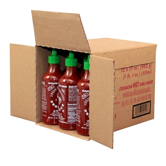 Huy Fong Chili Sriracha Bottle, 12 x 17 oz Case - DOT product image 2