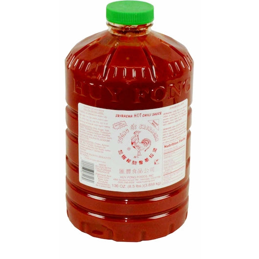 Huy Fong Sriracha Chili Sauce, 3 x 8.5 lb Case - Condiments & Sauces