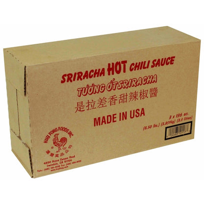 Huy Fong Sriracha Chili Sauce, 3 x 8.5 lb Case - DOT product image 4