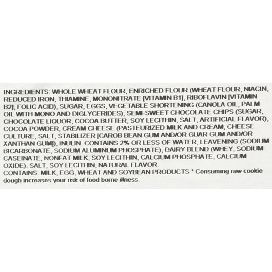 Readi Bake Benefit 51% Whole Grain Double Chocolate Cookie Dough, 384 x 1 oz Case - DOT product image 6