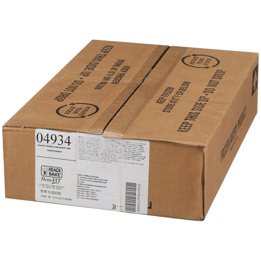 Readi Bake Benefit 51% Whole Grain Double Chocolate Cookie Dough, 180 x 1.33 oz Case - DOT product image 8