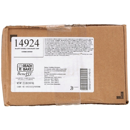 Readi Bake Double BeneFit 51% Whole Grain Double Chocolate Chip Cookie Dough, 192 x 1.85 oz Case - DOT product image 6