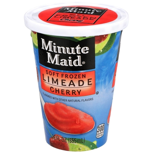 Minute Maid Soft Frozen Limeade Cherry Cup, 12 x 12 oz Case - DOT product image 6