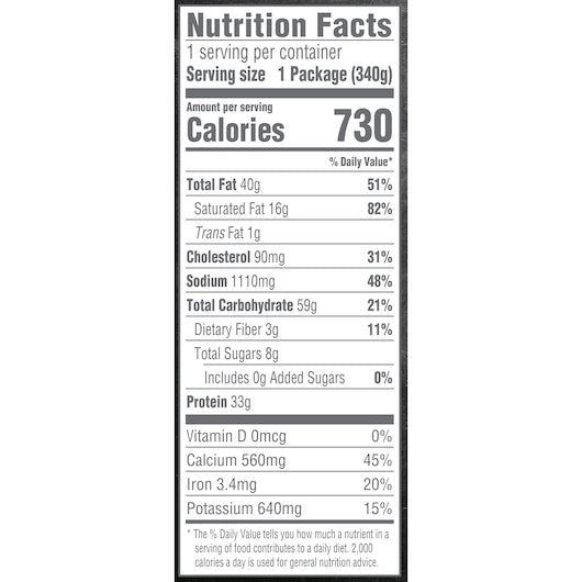 Devour WHITE CHEDDAR MAC N CHEESE WITH BACON, 8 x 12 oz Case - DOT product image 6