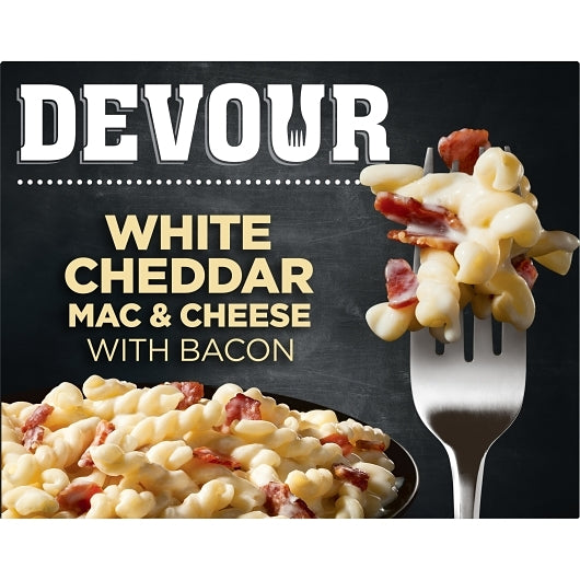 Devour WHITE CHEDDAR MAC N CHEESE WITH BACON, 8 x 12 oz Case - DOT product image 3
