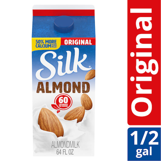 Silk Extended Shelf Life Pure Original Almond Milk, 6 x 64 fl oz Case - DOT product image 2