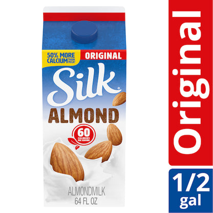 Silk Extended Shelf Life Pure Original Almond Milk, 6 x 64 fl oz Case - DOT product image 2