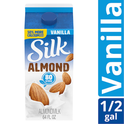 Silk Extended Shelf Life Pure Vanilla Almond Milk, 6 x 64 fl oz Case - DOT product image 2