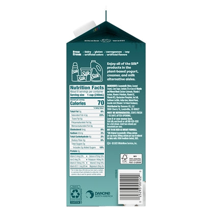 Silk Extended Shelf Life Pure Original Coconut Milk, 6 x 64 fl oz Case - DOT product image 3