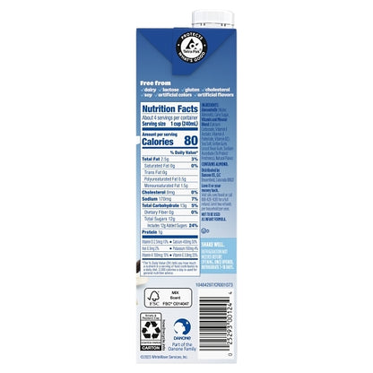 Silk Aseptic Vanilla Almond Milk, 6 x 32 fl oz Case - DOT product image 5