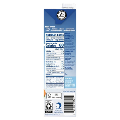 Silk Aseptic Original Pure Almond Milk, 6 x 32 fl oz Case - DOT product image 7