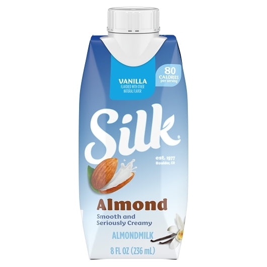 Silk Aseptic Vanilla Almond Milk, 18 x 8 fl oz Case - DOT product image 2