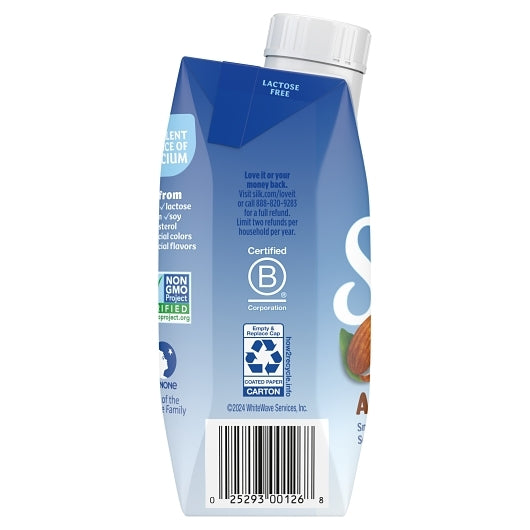 Silk Aseptic Vanilla Almond Milk, 18 x 8 fl oz Case - DOT product image 6