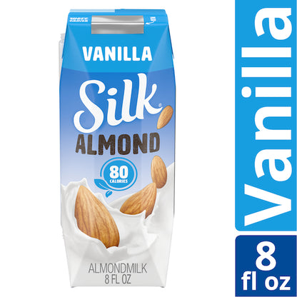 Silk Aseptic Vanilla Almond Milk, 18 x 8 fl oz Case - DOT product image 5
