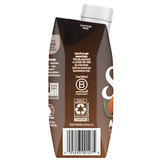 Silk Aseptic Pure Dark Chocolate Almond Milk, 18 x 8 fl oz Case - DOT product image 4