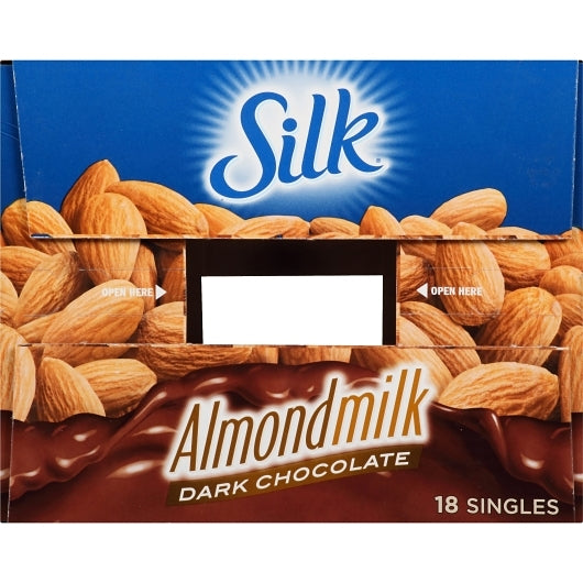 Silk Aseptic Pure Dark Chocolate Almond Milk, 18 x 8 fl oz Case - DOT product image 5