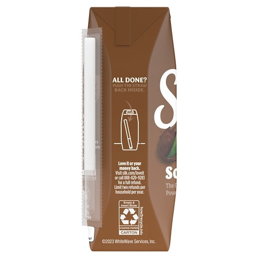Silk Aseptic Chocolate Soy Milk, 18 x 8 fl oz Case - DOT product image 4