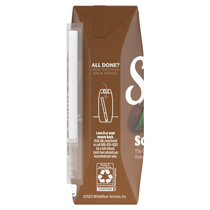 Silk Aseptic Chocolate Soy Milk, 18 x 8 fl oz Case - DOT product image 4