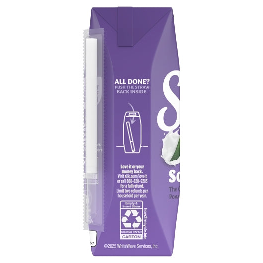 Silk Aseptic Very Vanilla Soy Milk, 18 x 8 fl oz Case - DOT product image 4