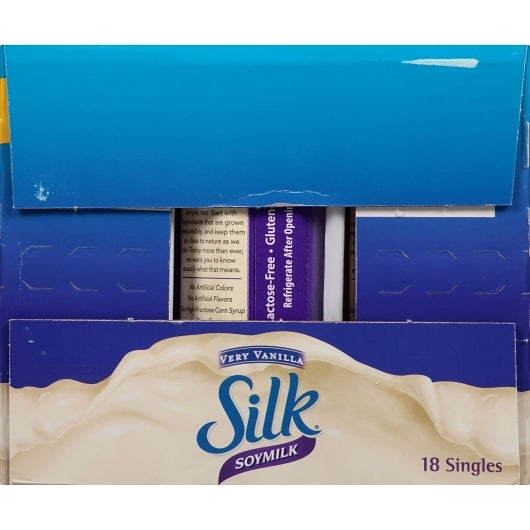 Silk Aseptic Very Vanilla Soy Milk, 18 x 8 fl oz Case - DOT product image 7