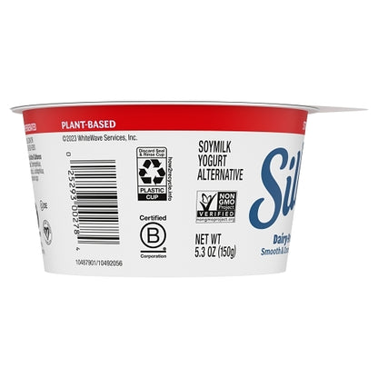 Silk Cultured Strawberry Soy Yogurt, 8 x 5.3 oz Case - DOT product image 3
