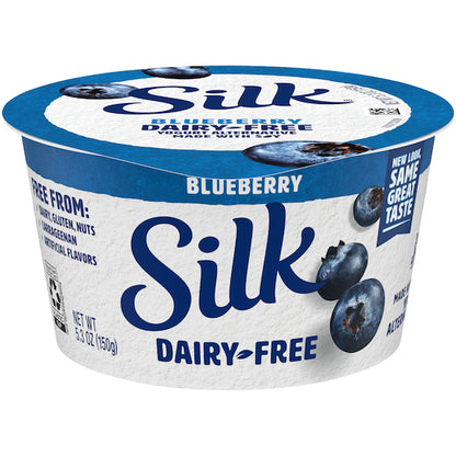 Silk Cultured Soy Blueberry Yogurt, 8 x 5.3 oz Case - DOT product image 2