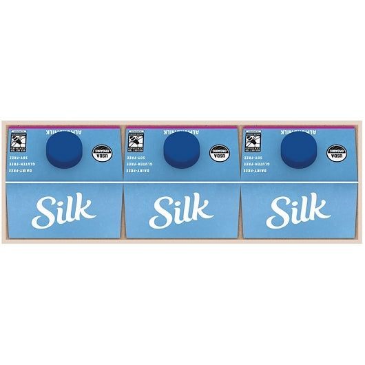Silk Unsweetened Club Pack Extended Shelf Life Almond Milk, 3 x 3 x 192 fl oz Case - DOT product image 7