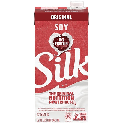 Silk Plain Soymilk, 12 x 32 fl oz Case - DOT product image 7