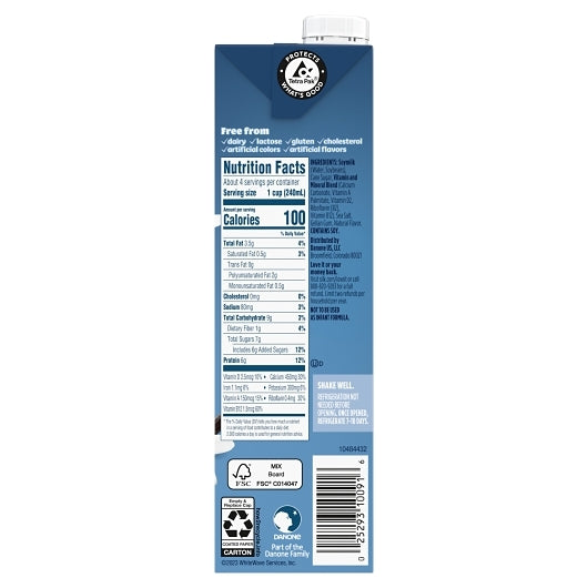 Silk Aseptic Vanilla Soymilk, 12 x 32 fl oz Case - DOT product image 6