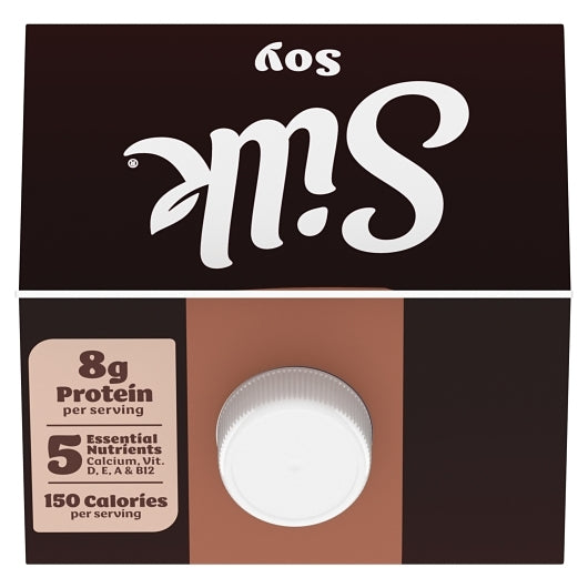 Silk All-Natural Chocolate Soy Milk, 6 x 64 fl oz Case - DOT product image 4