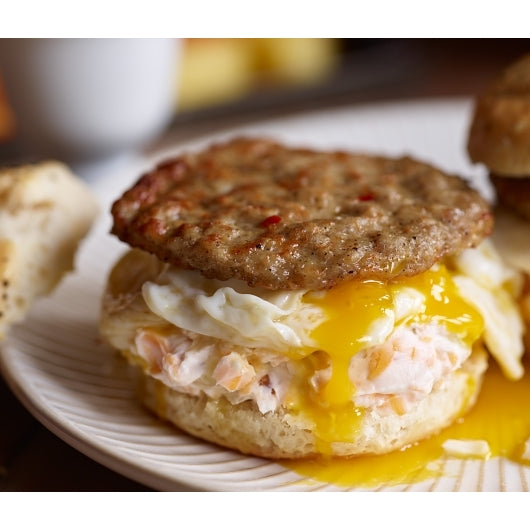 Farmland Ember Farms Original Fully Cooked Sausage Patties, 1 x 10.61 lb Case - Frozen Meat & Seafood