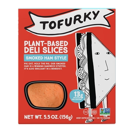 Tofurky Plant-Based Smoked Ham Deli Slices, 6 x 5.5 oz Case - DOT product image 2