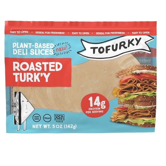 Tofurky Next Gen Deli Slices - Roasted Turk'Y, 6 x 5 oz Case - Game Meats