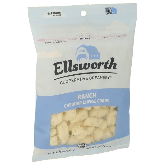 Ellsworth Ranch White CHEDDAR CHEESE CURD, 8 x 16 oz Case - DOT product image 3