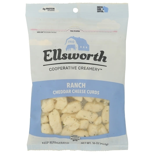 Ellsworth Ranch White CHEDDAR CHEESE CURD, 8 x 16 oz Case - DOT product image 2