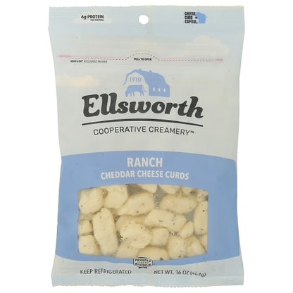 Ellsworth Ranch White CHEDDAR CHEESE CURD, 8 x 16 oz Case - DOT product image 2