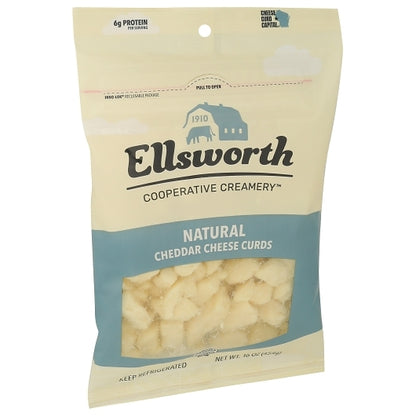 Ellsworth Creamery Ref WHITE CHEDDAR CHEESE CURD, 8 x 16 oz Case - DOT product image 3