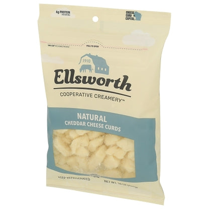 Ellsworth Creamery Ref WHITE CHEDDAR CHEESE CURD, 8 x 16 oz Case - DOT product image 4